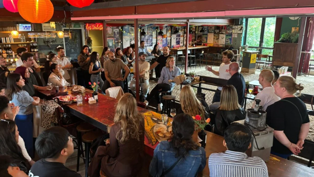 Salsa Shop 11-year team celebration at Boules & Bites