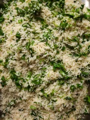 Cilantro-lime white Rice